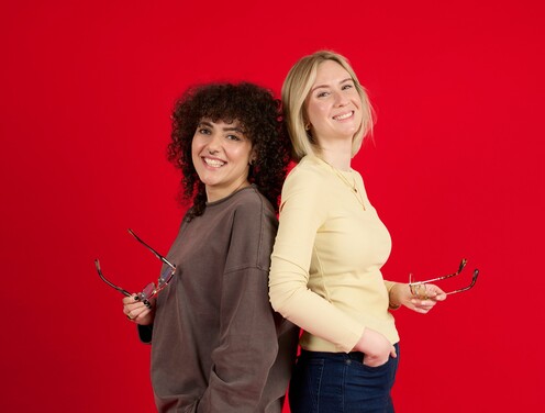 Unsere Kolleginnen Ari und Anika