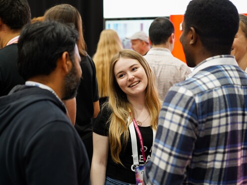 Unsere Kollegin Cindy auf der ITCS 2023.