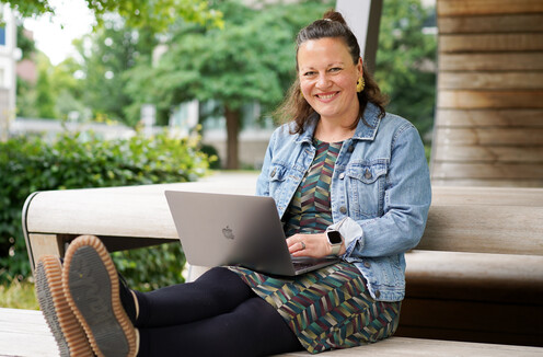 Unsere Kollegin Birgit