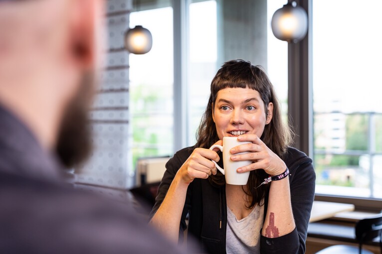 Entspannte Arbeitsatmosphäre Entspannte Arbeitsatmosphäre