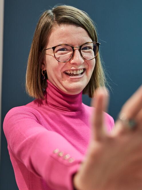 Unsere Kollegin Sarah