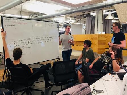 Brainstorming beim Azubi-TE Brainstorming beim Azubi-TE