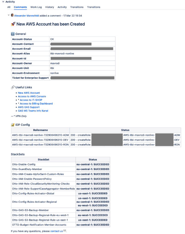 25 minutes later via the Amazon SES to JIRA Email API the ticket is updated – another happy client. 25 minutes later via the Amazon SES to JIRA Email API the ticket is updated – another happy client.