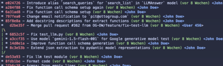 Git-Log mit benutzerdefinierter Formatierung Git-Log mit benutzerdefinierter Formatierung