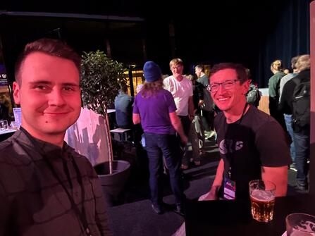 Abb. 1: Kay und Falk auf der Rust Konferenz 2023