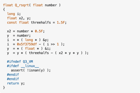 Beispiel: Quellcode aus einem berühmten Egoshooter Beispiel: Quellcode aus einem berühmten Egoshooter